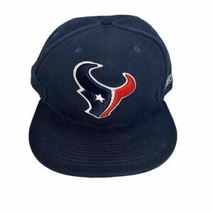 New Era 59Fifty Houston Texans Navy NFL On Field Fitted‎ Hat Cap Sz 7 7/8